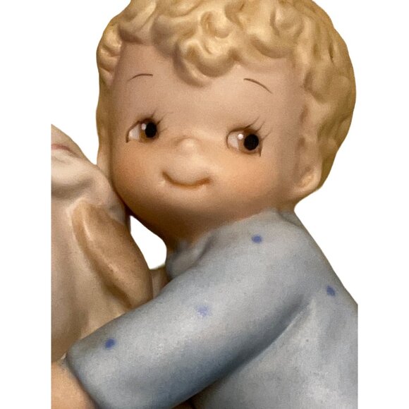 Enesco  Figurine 1995 Boy with Dog - Picture 3 of 12